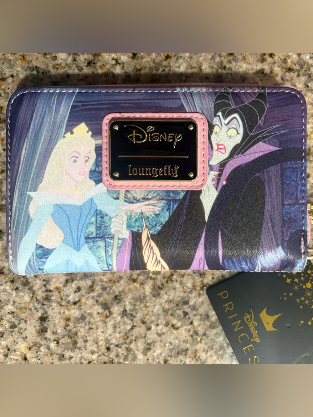 NWT Loungefly Disney Sleeping Beauty Villains Zip Wallet